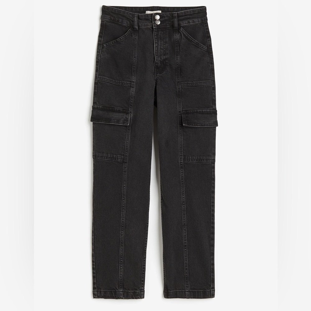 H&M Women's Black Catgo Jeans New With Tags!! size 26